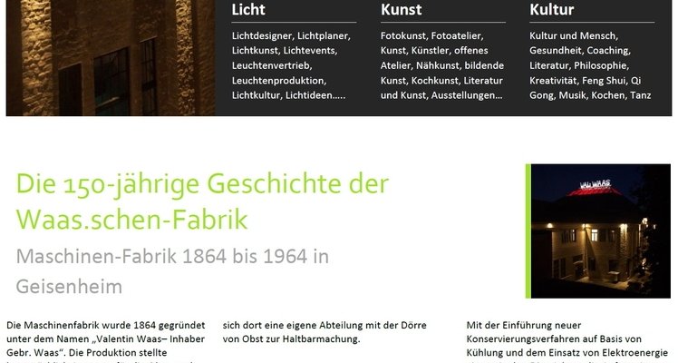 Denkmalgeschützte Kultur-und Lichtfabrik