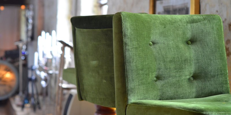 Party barn with a bar in the old flair