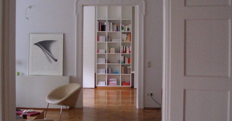 Jugendstilbau m. Stuck, Parkett, 3 Balk.