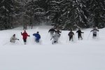 Mittelalterlicher Bergbauernhof - Schneeschuhwanderung