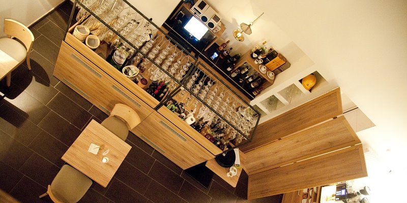 Restaurant in a renovated, historic. Remise Restaurant in a renovated, historic. Remise