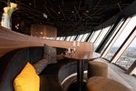 Revolving restaurant-bar with view over Düsseldorf