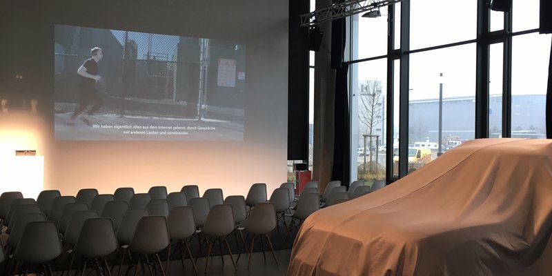 Large event Studio, lots of glass, concrete