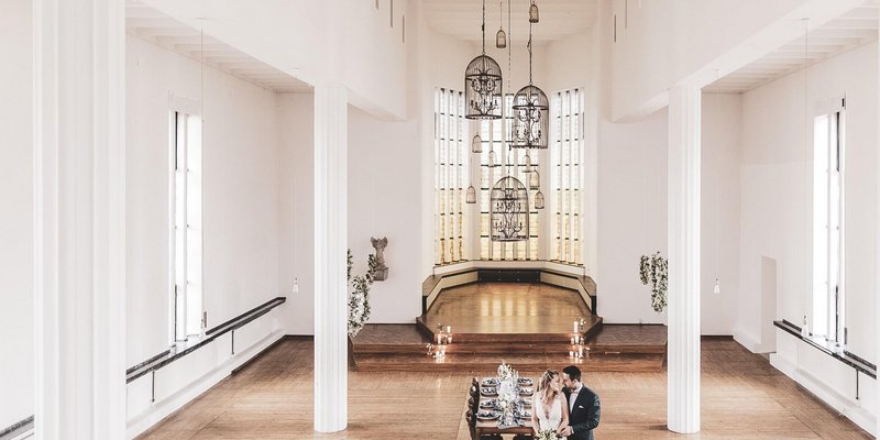 Former monastery in brick look