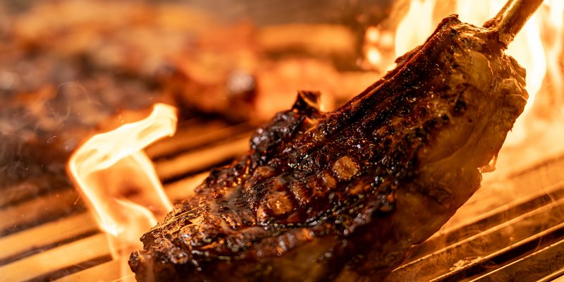 Kymata Modern - Steaks on the grill – hearty flavours from the kitchen at Kymata Modern.