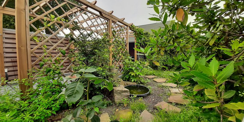 Haus mit großem Essraum und Garten bei Köln