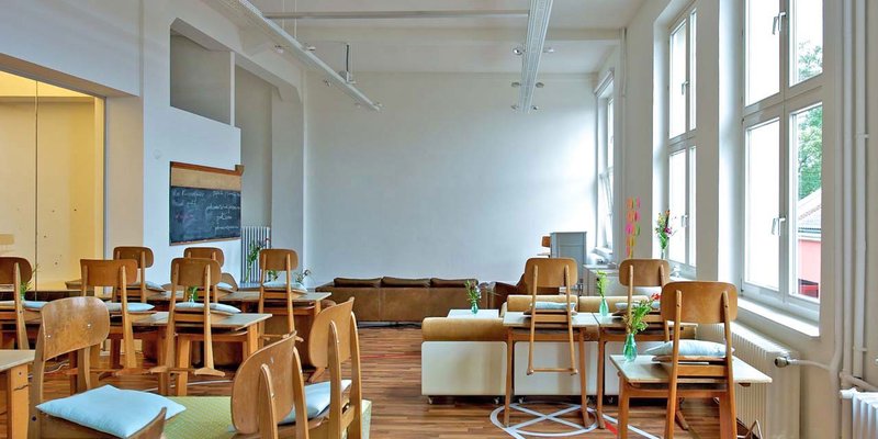 Eventraum im Stil Vintage-Klassenzimmer