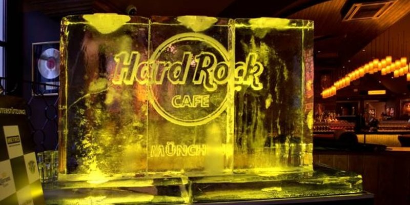 Hard Rock Cafe - Top Eventlocation  - Eisskulptur