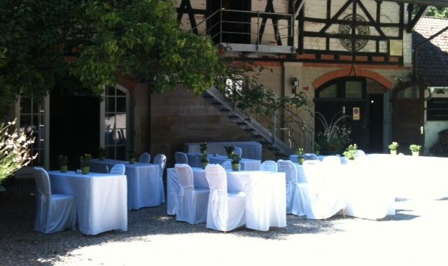 Burg mit eigenem Weingut und schönem Park