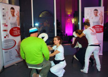 Mobile massage lounge for your event Mobile massage lounge for your event