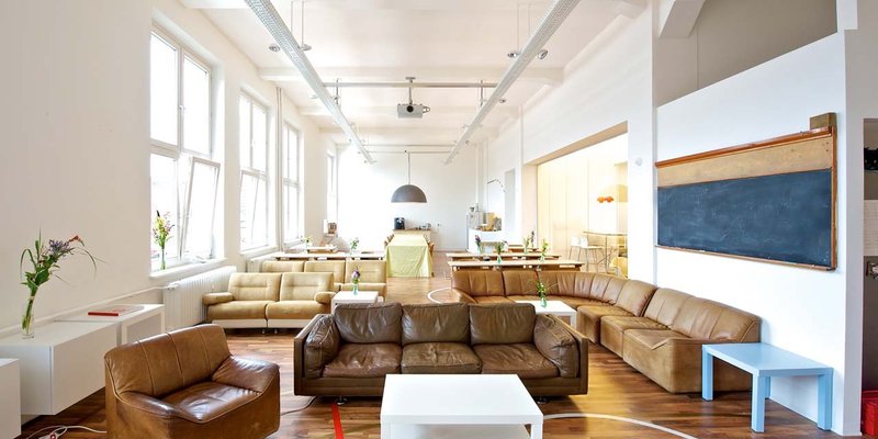 Eventraum im Stil Vintage-Klassenzimmer