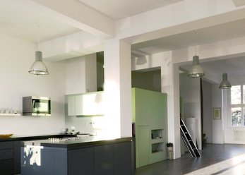 Grosses helles Loft 