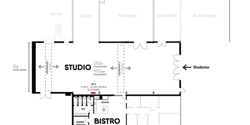 Rental studio for film & photo