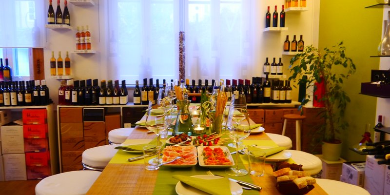 Elegantes und stilvolles Weinloft 