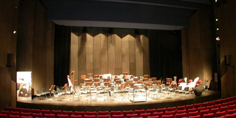 Architekt. ausgez. Kongresszentr. - Theatersaal