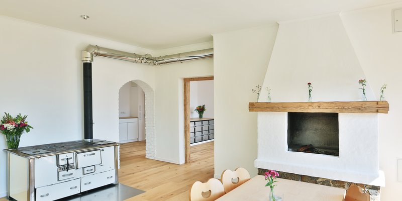 Traumblick auf Schliersee und Voralpen - Ofenstüberl - hier wird im Team gekocht! - Erlebniskochen auf dem urigen Holzofen