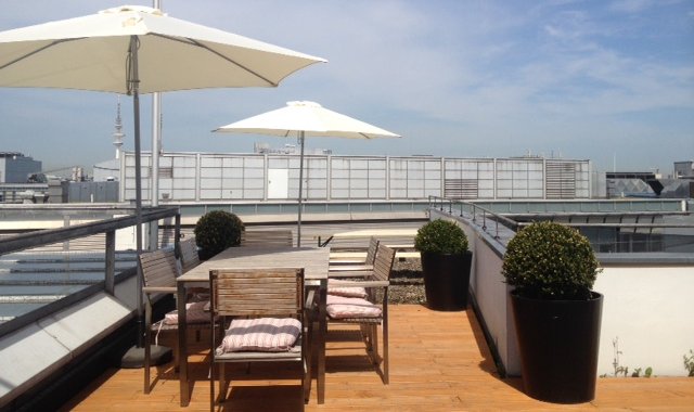 Lilienhof business center hamburg - Roof terrace