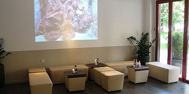 Moderne Location mit Terrasse, zentral