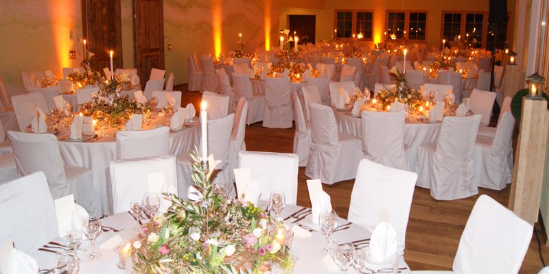 Mountain hotel with rustic barns, offices, cottages