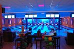 Bowlingbahn mit mexikanischem Restaurant