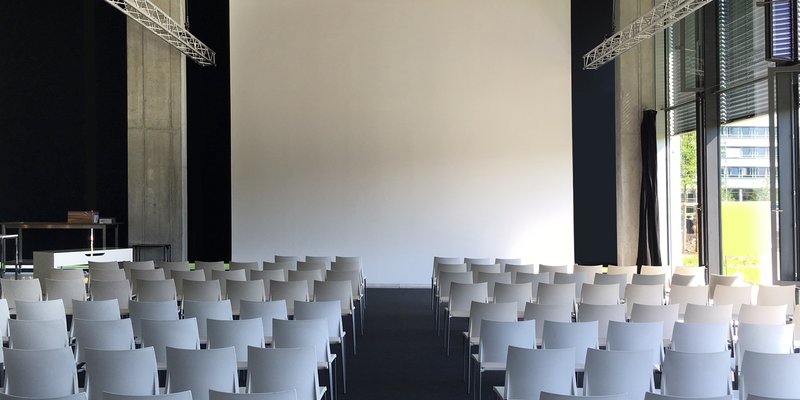 Large event Studio, lots of glass, concrete