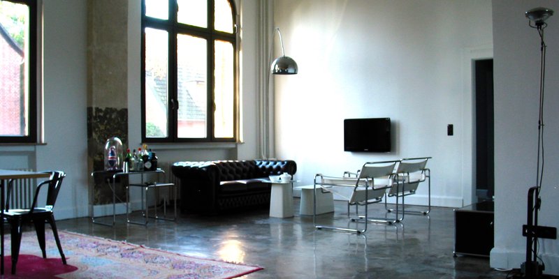 Bright industrial loft