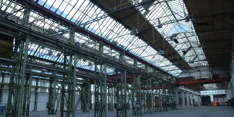 Hist. Halle mit mehr als 6000qm