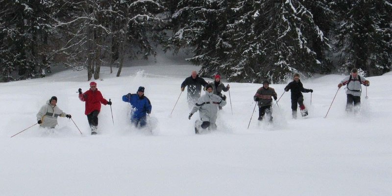 Mittelalterlicher Bergbauernhof - Schneeschuhwanderung