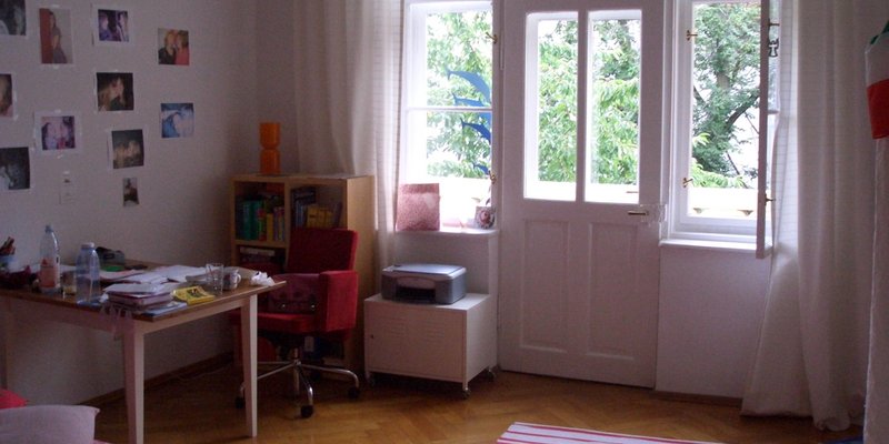 Jugendstilbau m. Stuck, Parkett, 3 Balk.