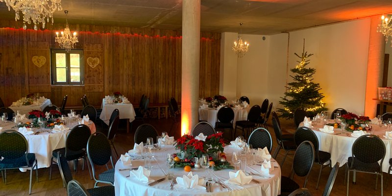 Eventtenne nördlich von München - Weihnachtsfeier im Loft, www.eventtenne.de