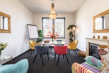 Die besondere Location: ecos work spaces München - Kaminzimmer München für wichtige Besprechungen und Meetings, Coachings und energievolle Brainstormings