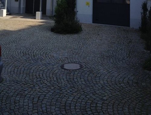 Loft Thalkirchen, fireplace, kitchen island