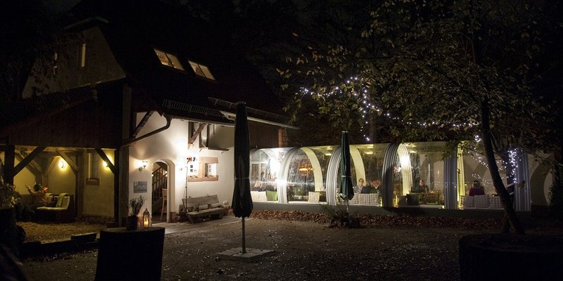 Restaurant in a renovated, historic. Remise Restaurant in a renovated, historic. Remise