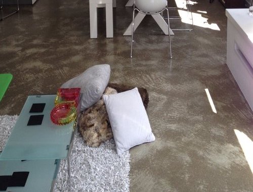 Loft Thalkirchen, fireplace, kitchen island