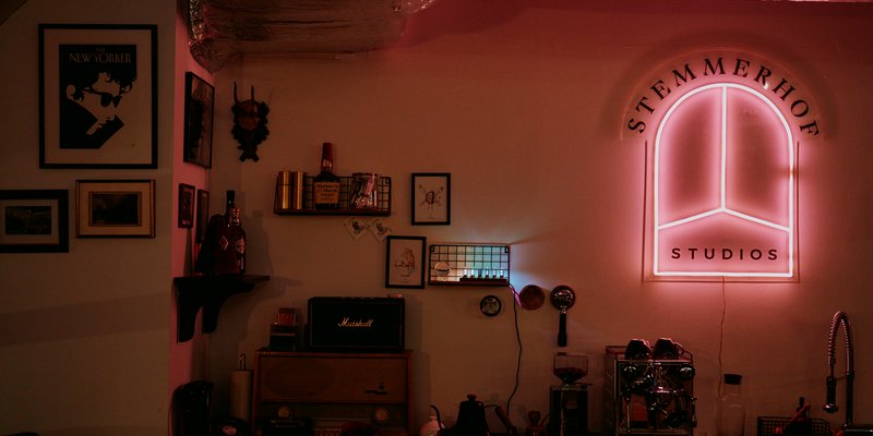 Studio in historic farmyard in the city