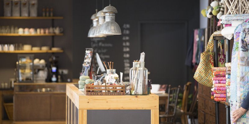 Shop with loft character