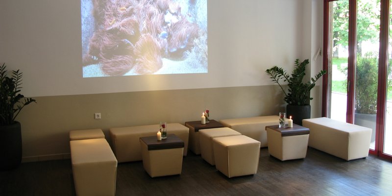 Eventlocation mit Saal und Foyer, zentral