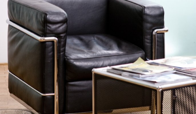 Modern office space with loft character