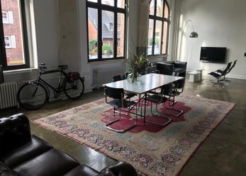 Bright industrial loft