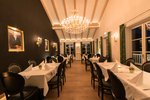 Restaurant hall with panoramic terrace Restaurant hall with panoramic terrace