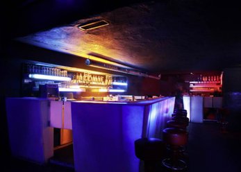 Cellar Club in the spaceship look, downtown