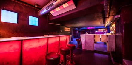 Cellar Club in the spaceship look, downtown