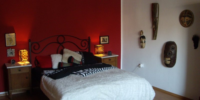Kreative Münchner Wohnung - schlafzimmer