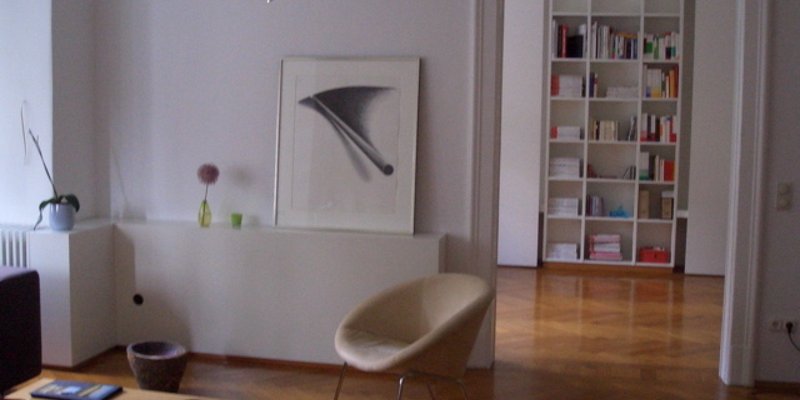 Jugendstilbau m. Stuck, Parkett, 3 Balk.